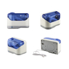 Der XINDA Smart Sensor Low Noise High Quality Haar- und Händetrockner Combo MGQ 120 ABS Weiß & Blau für Zuhause und Hotel