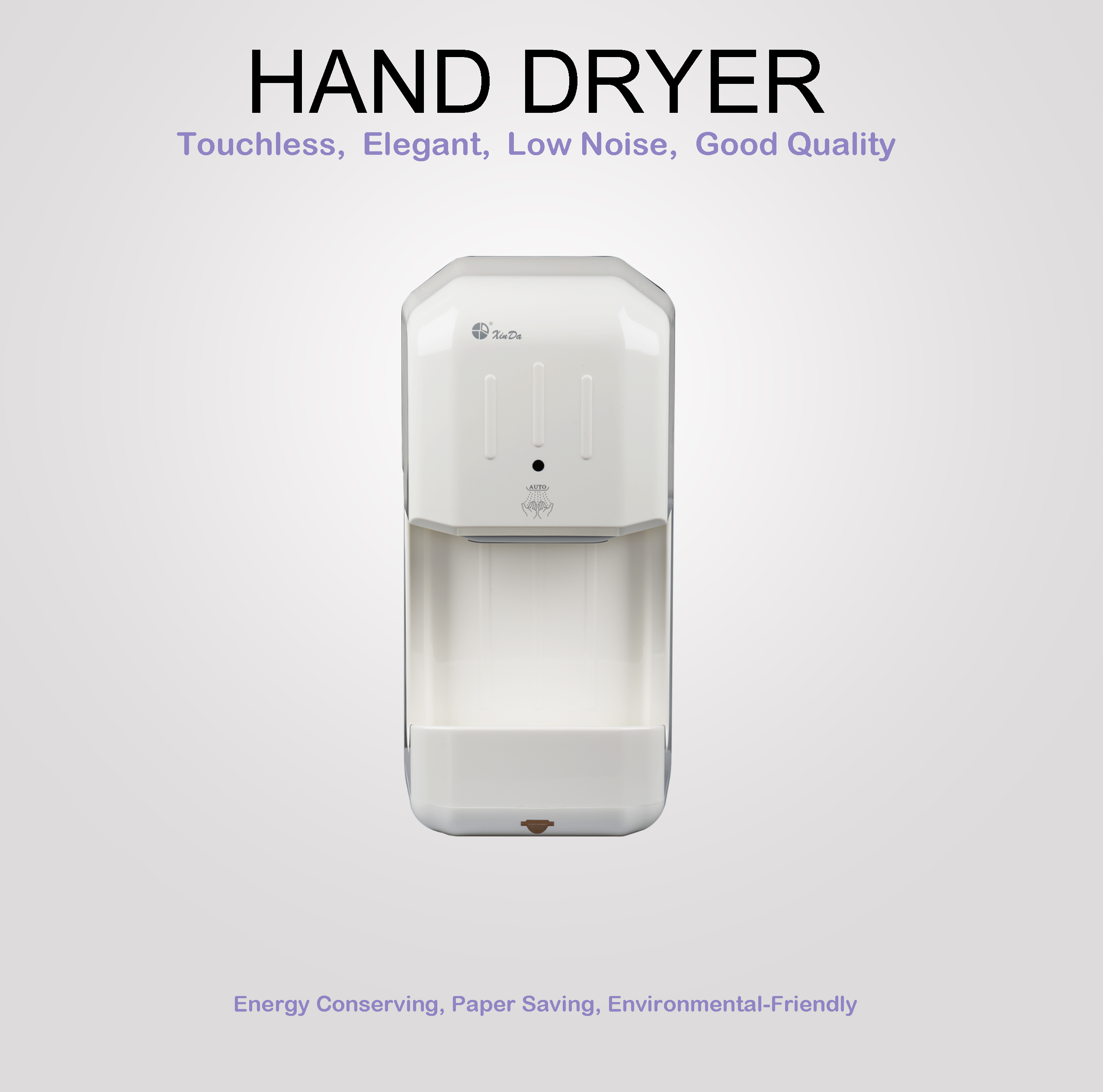 Badezimmer Automatische Negativ-Anion-Luftblas-Händetrockner für gewerbliche Waschräume